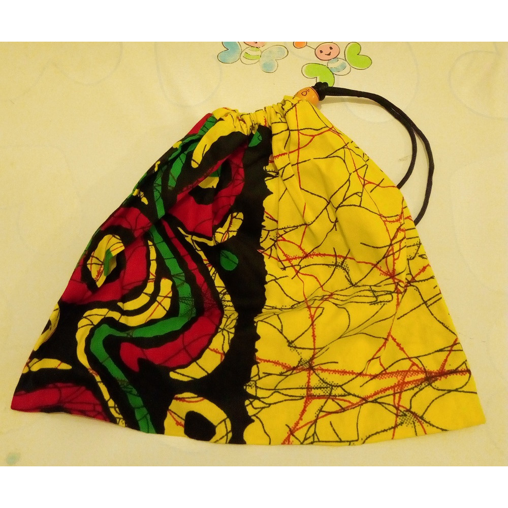 Pochette wax "Grand jaune"