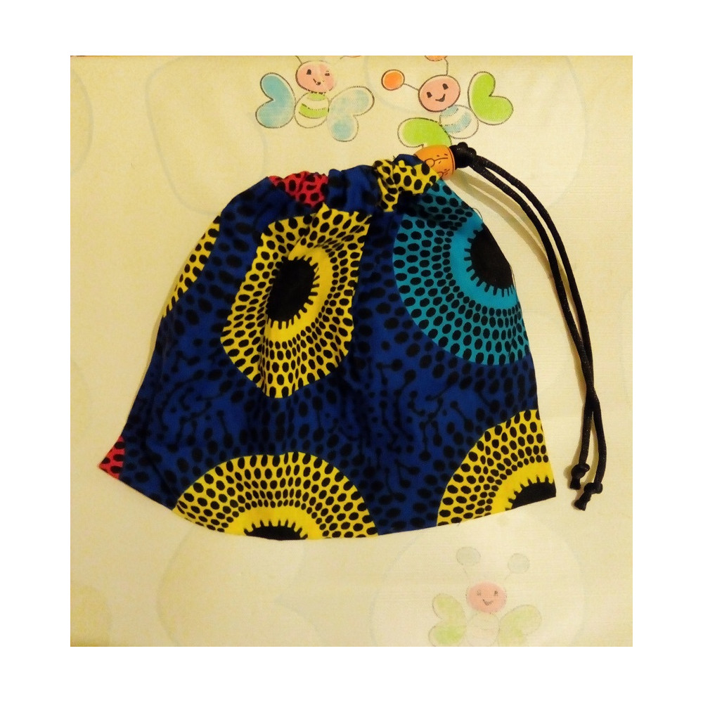 Pochette wax "Paon"