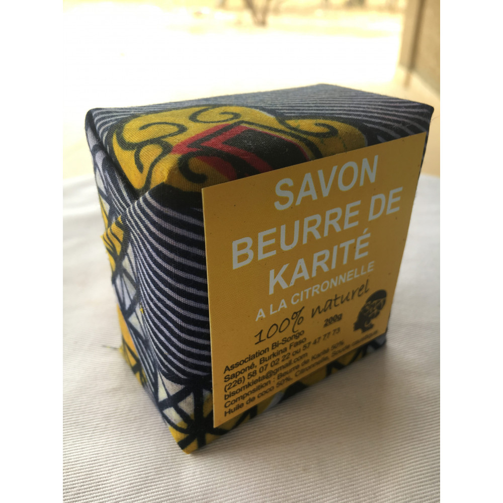 Savon karité à la citronnelle