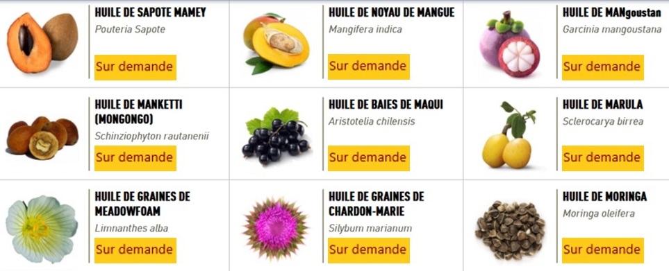 Cosmétiques végétaux (Beurres de mangue, karité, cacao, murumuru vierge)  100% bruts